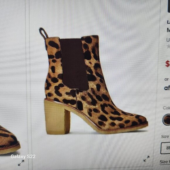 Ralph Lauren " Marianna" Leopard Chelsea boots. NIB. Size: various - Picture 12 of 13